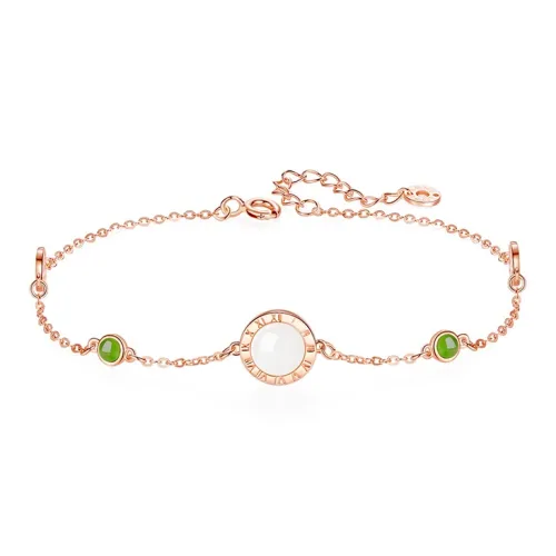 Fu Ru Ji Bracelets White Jade Women's