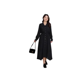 DAMABAIFENBAI Long Sleeved Dresses Women's