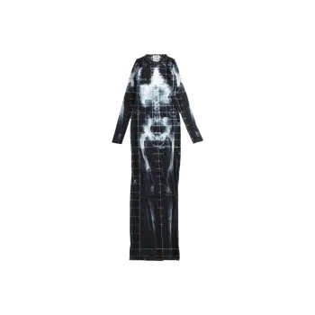 Jean Paul Gaultier Long Sleeved Dress Women's Black