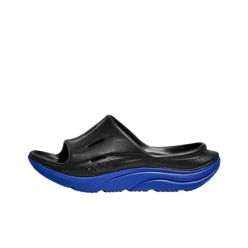HOKA ONE ONE Ora Recovery Slide 3 EVA Cushioning Slide Slippers Unisex Black Blue