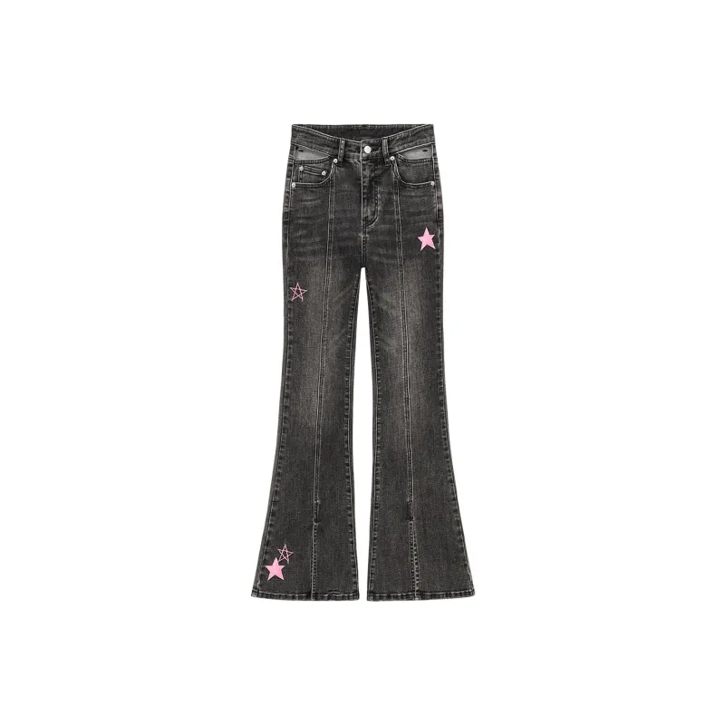 CHUU Jeans Women's Black Gray-0