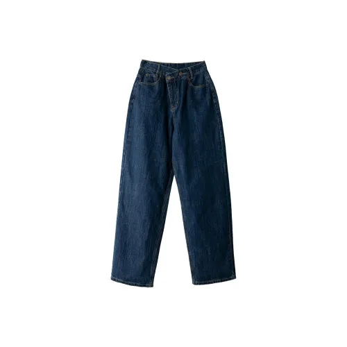 VERA VEINS Jeans Women's Vintage Dark Blue