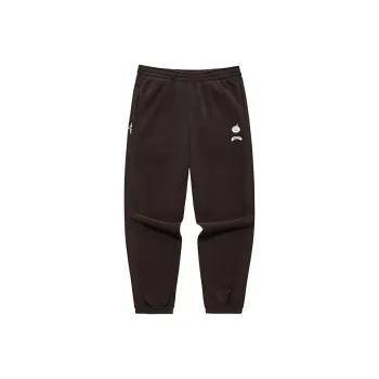 361° x XIAOLIUYA LIANMINGKUAN Knitted Sports Pants Women's Dark Brown Coffee