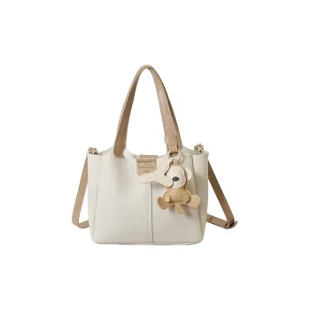 Yalu PU Shoulder Bag, Crossbody Bag, Handbag Women's Ecru/Black/Khaki