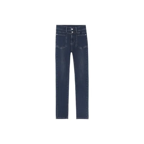 HIPPIEMISS Jeans Women's Vintage Dark Blue