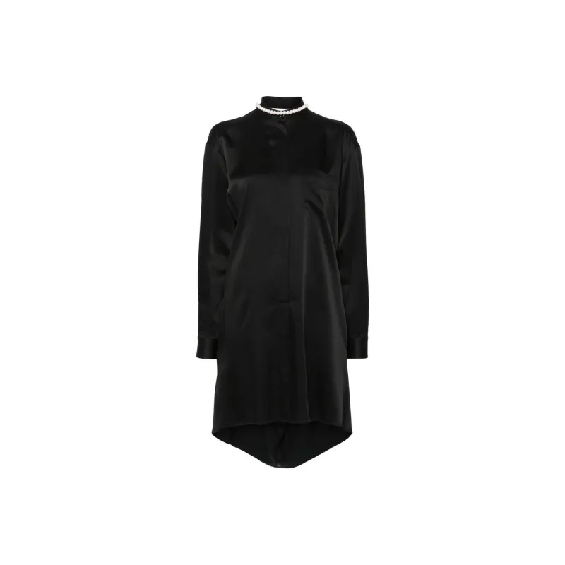 MOSCHINO Pearl Detailed Draped Dress-0