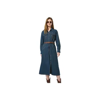 Bethine Long Sleeved Dress Women's Dark Denim Blue