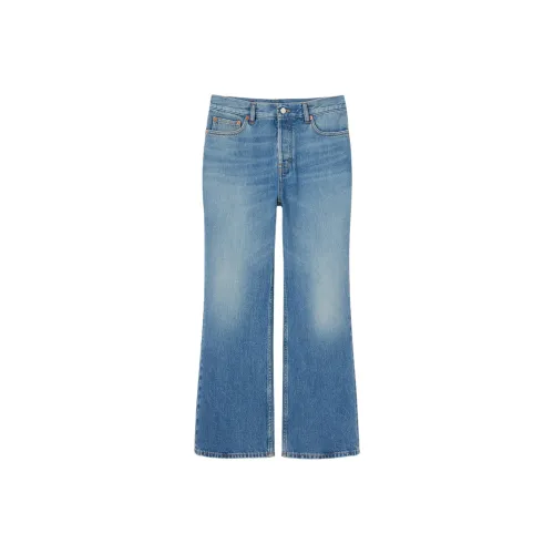 GUCCI FW25 Lido Collection Jeans Women's Blue