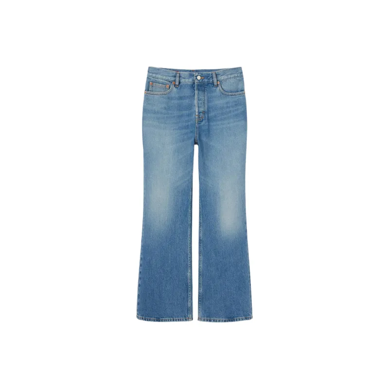 GUCCI FW25 Lido Collection Jeans Women's Blue-0