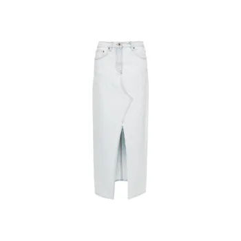 MSGM Distressed Maxi Skirt