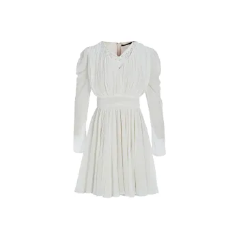Marie Elie Long-Sleeved Dresses Women's White