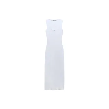 ZARA Sleeveless Dress Women's White