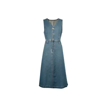 3COLOUR Sleeveless Dresses Women's Blue Black