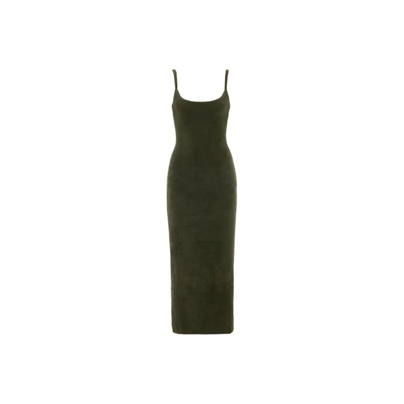 HOUSE OF CB Slip Dress Women's KHAKI/Khaki-0