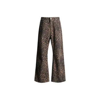 ZXZA Jeans Women's Coffee Brown