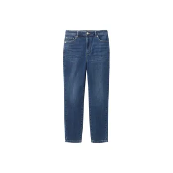 OVV Jeans Women's Navy Blue Solid Color A5