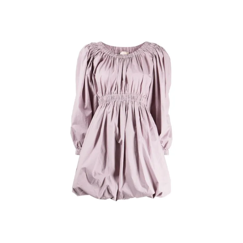 Ulla Johnson Long-Sleeved Dresses Women's Lavender Purple-0