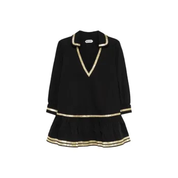 BODE Tinsel Tape Mini Dress
