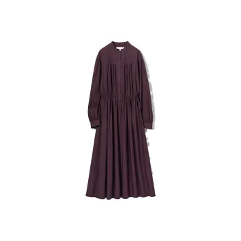 UNIQLO Long-Sleeved Dresses Women's Camel