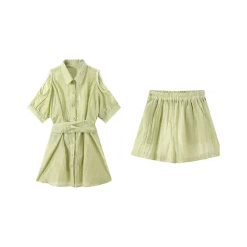 Adeworn Casual Suit Women's Light Green