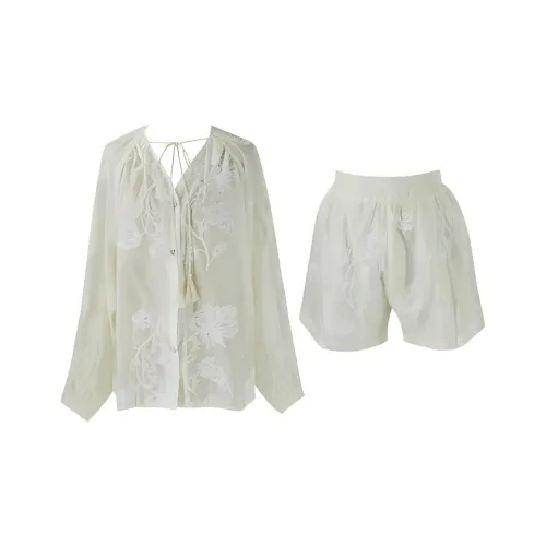 SEE YOU TOMORROW SISTERS Casual Suit Women's Apricot