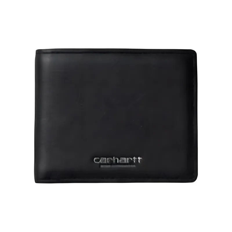 Carhartt WIP Cow Leather Wallet Men's Black-0