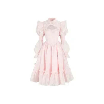 Selkie Collection SS25 Long Sleeved Dresses Women's Soft Pink