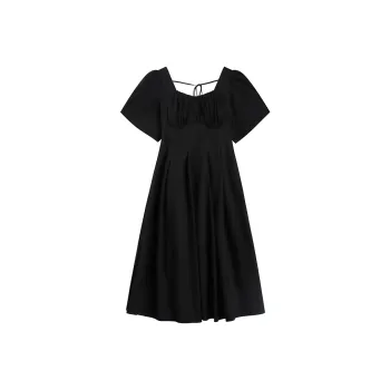 THE SEA LIFE Short Sleeved Dress Women's Black Mage