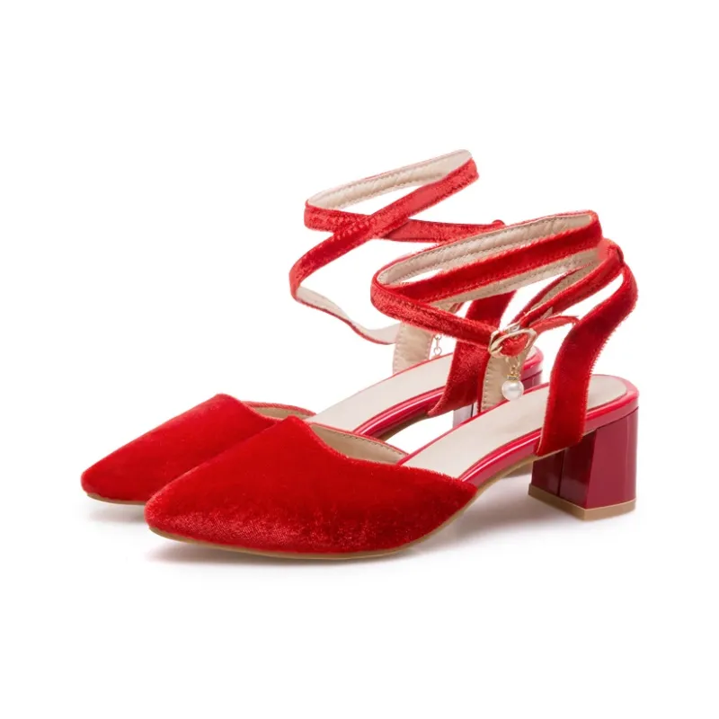 TADSW Chunky Heel High Heels Women's-1