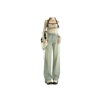 Concubine Zhu Jeans Women's Emerald Green