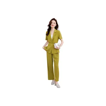 Mo Han Yi Mei Casual Suit Women's Green