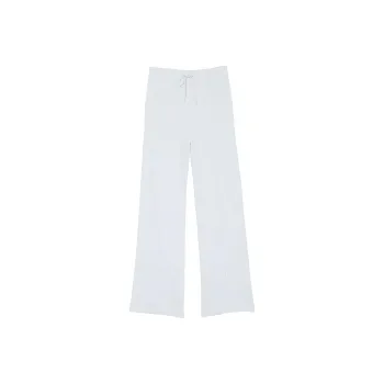 Victoria's Secret PINK Ivy Fleece Wide-Leg Sweatpants/Hydrangea Blue Knitted Sports Pants Women's Hydrangea Blue