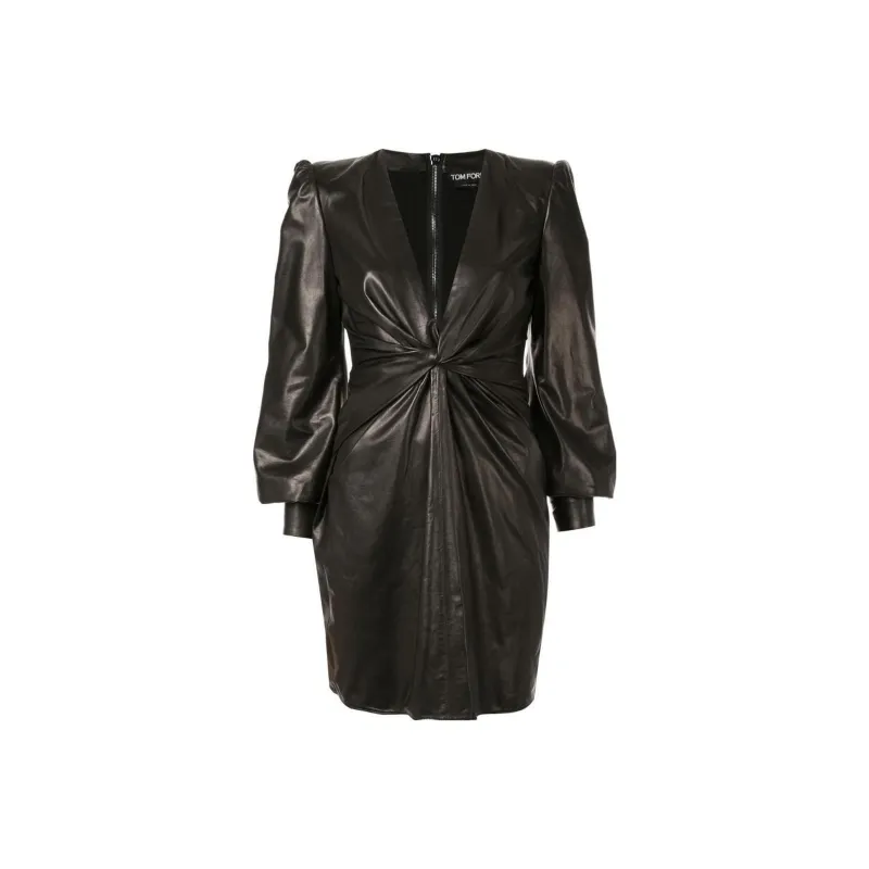 TOM FORD Long-Sleeved Dresses Women's Black-0