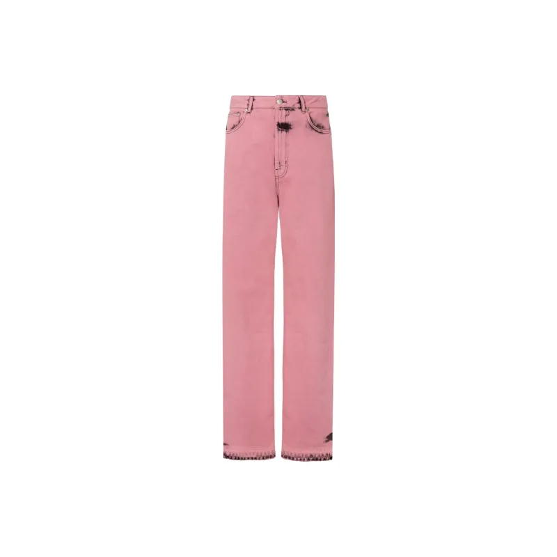MOSCHINO Jeans High rise Tapered Jeans-0