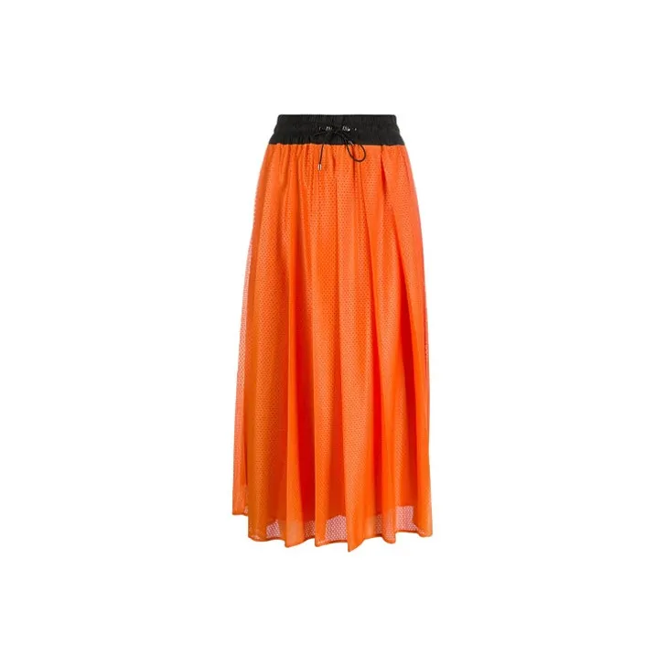 Moncler Casual Long Skirts Women's Orange-0