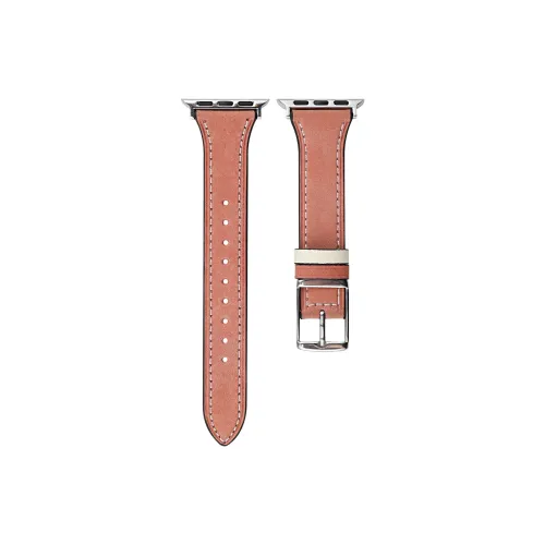 KVZUVUU Watch Band Apple Compatibility Cowhide Leather Material