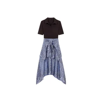 Maje Panelled Midi Dress