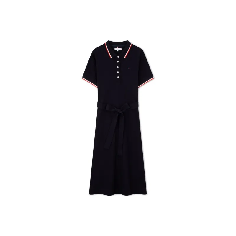 Tommy Hilfiger Short-Sleeved Dresses Women's Navy Blue-0