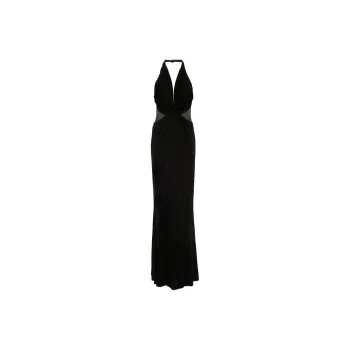TOM FORD Halterneck Sheer Maxi Dress