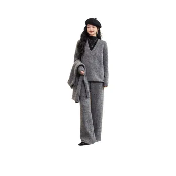 CARBAMMI Casual Suit Women's Gray