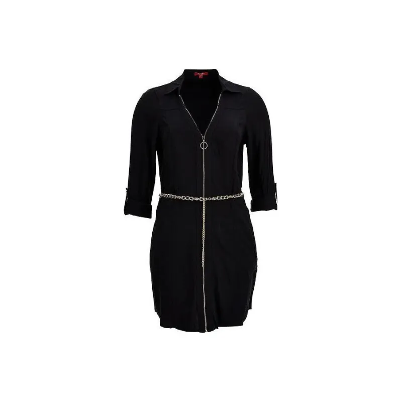 GUESS Long-Sleeved Dresses Women's Black-0