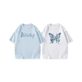 Haze Blue Men's+White Women's
