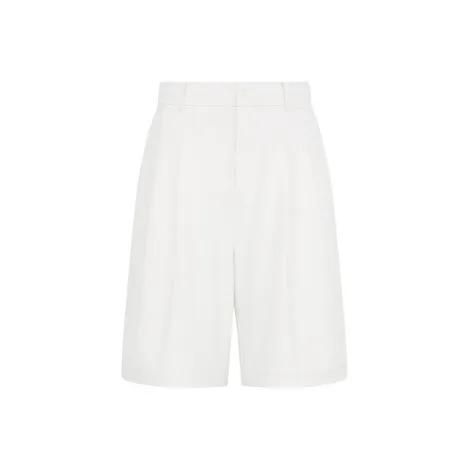 MEIYANG Casual Shorts Women's White-0