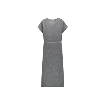ZARA Short-Sleeved Dresses Women's Gray