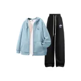 Haze Blue (Starry Sky Exploration Chest Logo)+Black (Starry Sky Exploration Pants Logo)