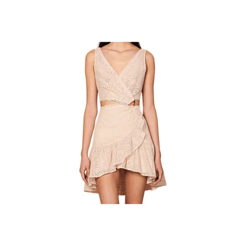 Sandro Slip Dresses Women's Pink-0