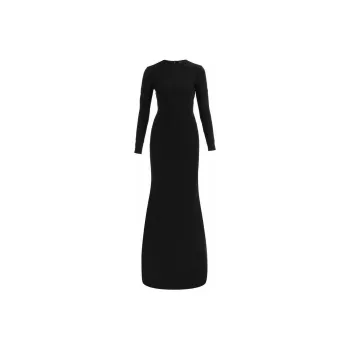 Balenciaga Long-sleeved Jersey Gown