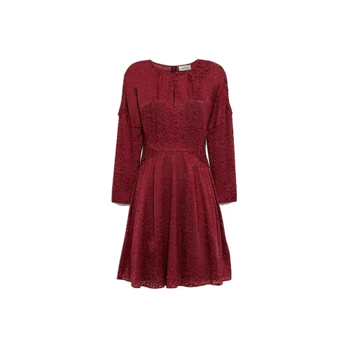 COACH Long-Sleeved Dresses Women's Red