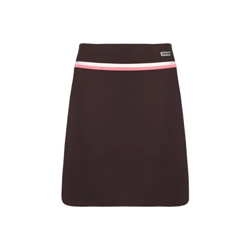 MIU MIU Casual Short Skirts Women's Coffee