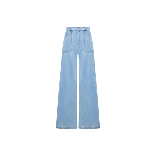 Lost In Echo Jeans Women's Washed Light Blue